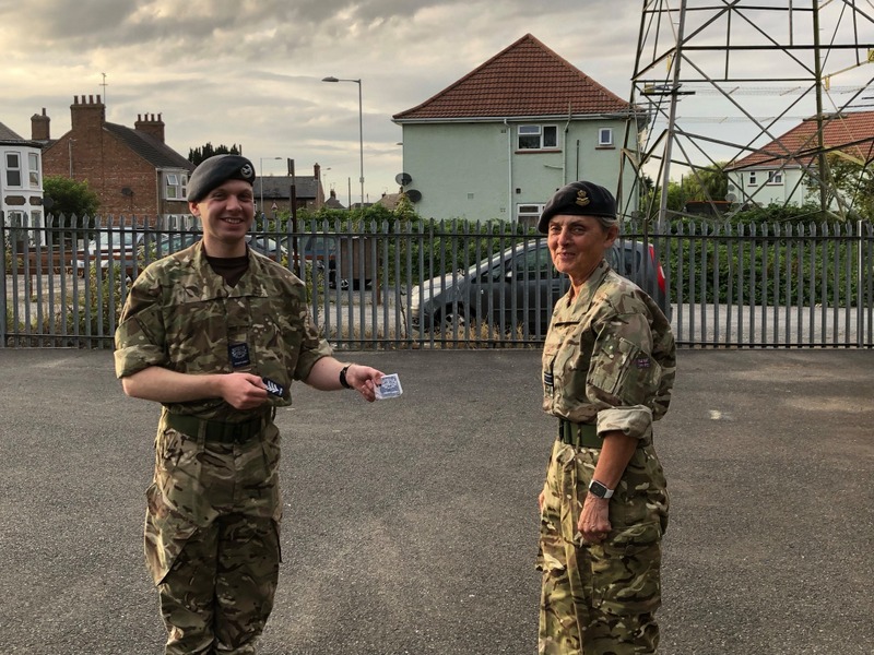 CWO White receives his promotion
